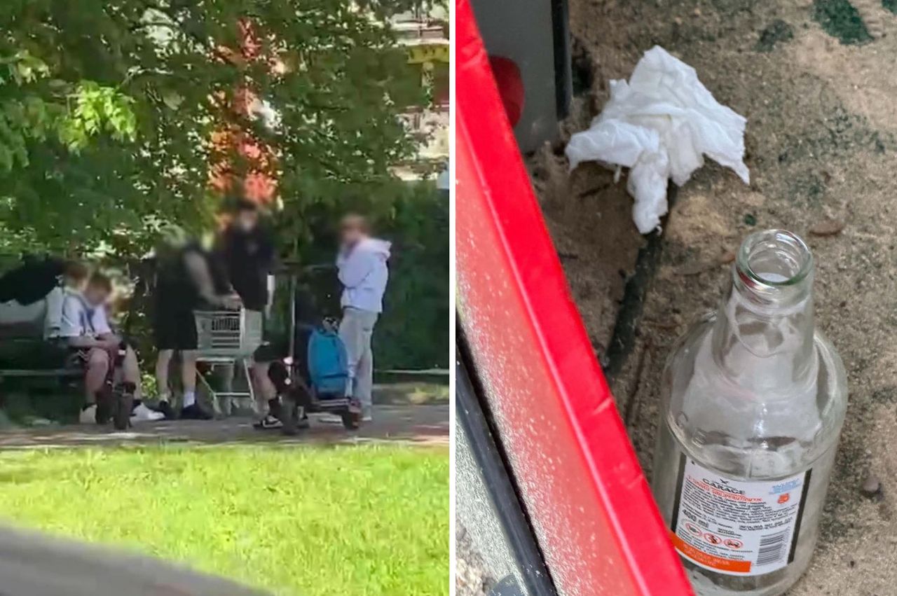 Smutny widok na placu zabaw "Biedronkowo". Apel służb