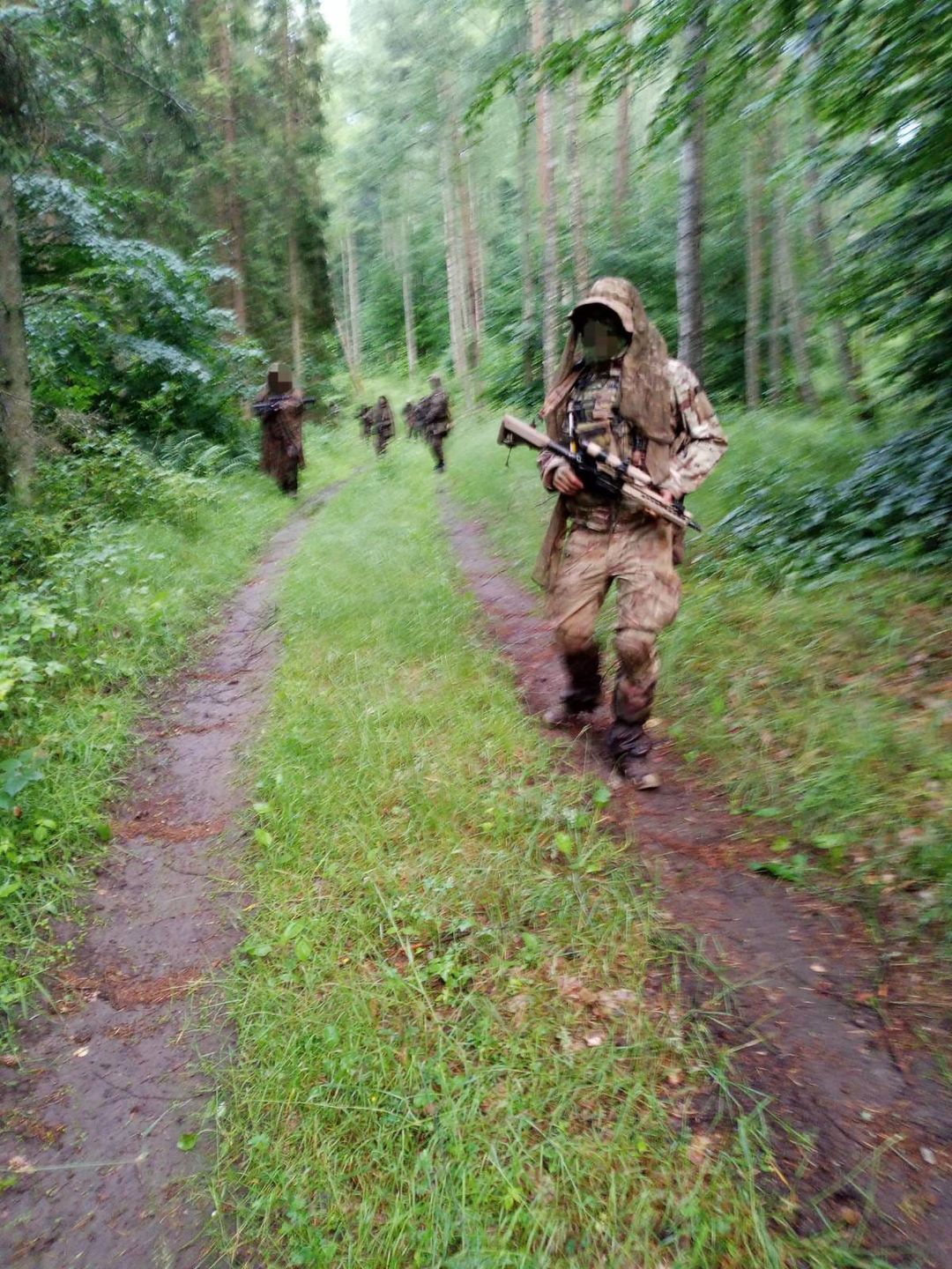 Rekruci podczas egzaminu