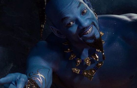 Will Smith jako dżinn z filmu "Aladyn" podbija internet