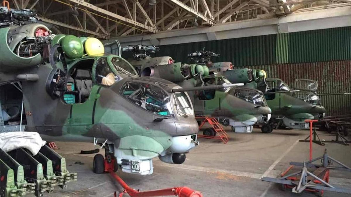 Śmigłowce Mi-24 z oferty  firmy Redfish Trading Company