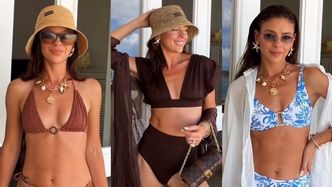 Klaudia Halejcio walczy o tytuł niestrudzonej bikiniary i wygina się w odważnie wyciętych kostiumach (WIDEO)