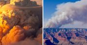 Pożar Dragon Bravo. Słup dymu nad Wielkim Kanionem