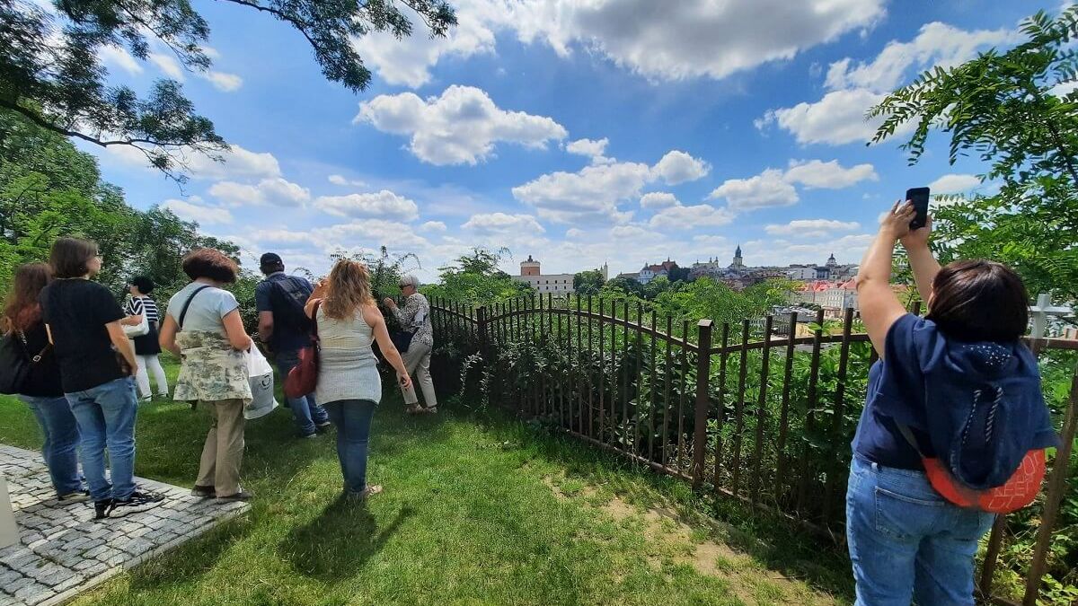 Widok na panoramę Lublina