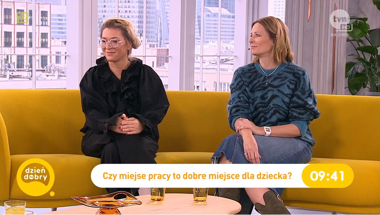 Olga Lengosz i Odeta Moro w "Dzień dobry TVN" o zabieraniu dzieci do pracy