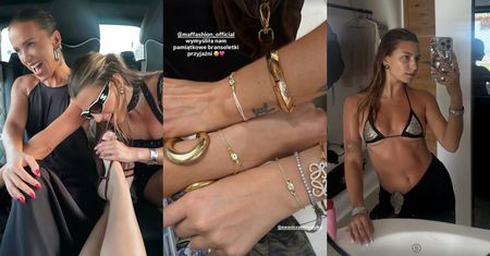 Greckich wakacji Julii Wieniawy i Maffashion ciąg dalszy: zdjęcia w kusych bikini, wspólny masaż i bransoletki przyjaźni