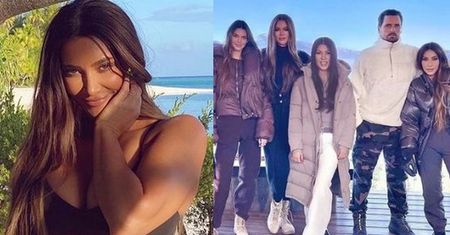 Kim Kardashian WKLEIŁA Kourtney na rodzinne zdjęcie? "Wygląda jak duch" (FOTO)