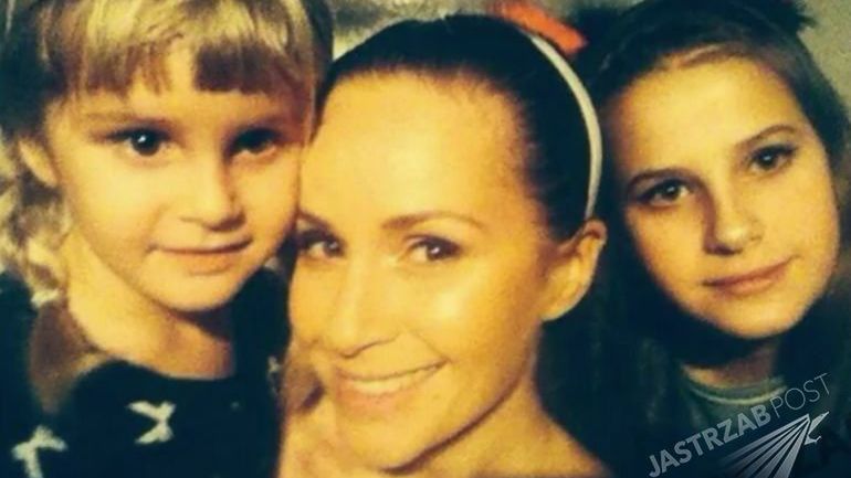 Monika Mrozowska z dziećmi