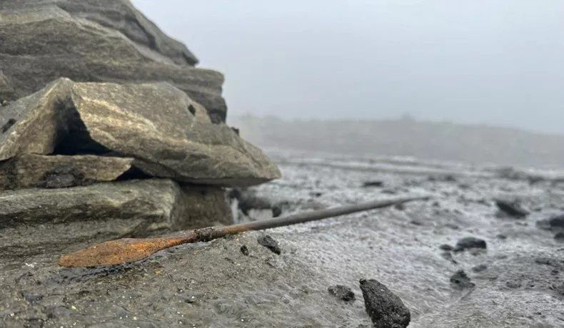 Se encontró una flecha en Noruega cerca del glaciar Lindren