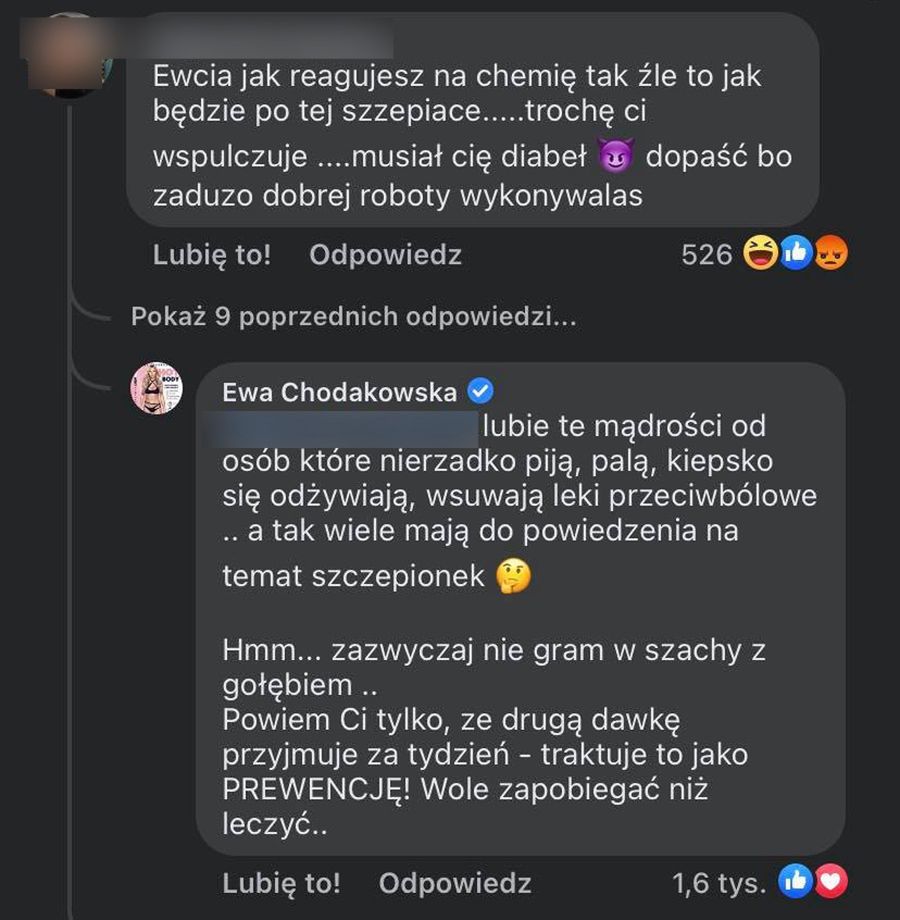 Ewa Chodakowska odpowiada fance