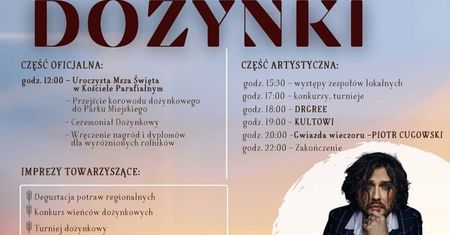 Dożynki w Ostrowie Lubelskim 2024. Gwiazdą imprezy Piotr Cugowski. Zobacz godzinowy program