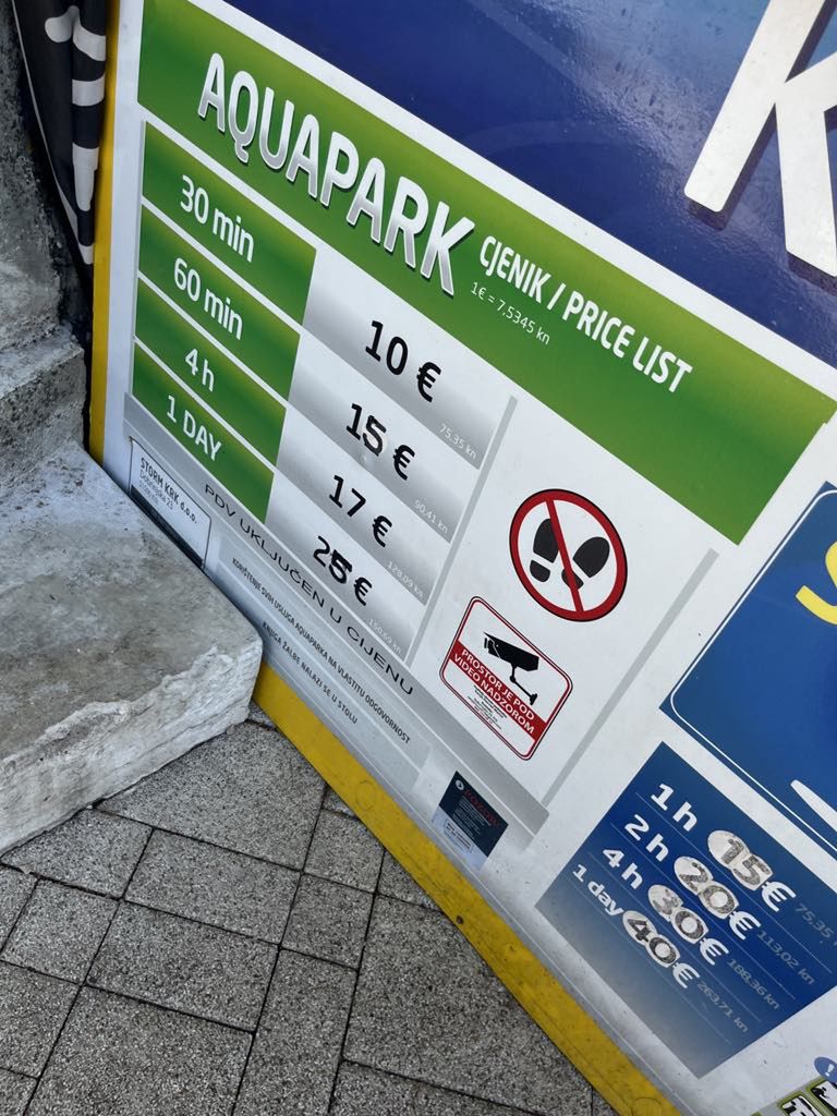 Ile wydamy w Chorwacji na plażowe atrakcje?