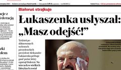 „Gazeta Wyborcza” i „Wysokie Obcasy” zmieniają logotypy na nawiązujące do białoruskich protestów