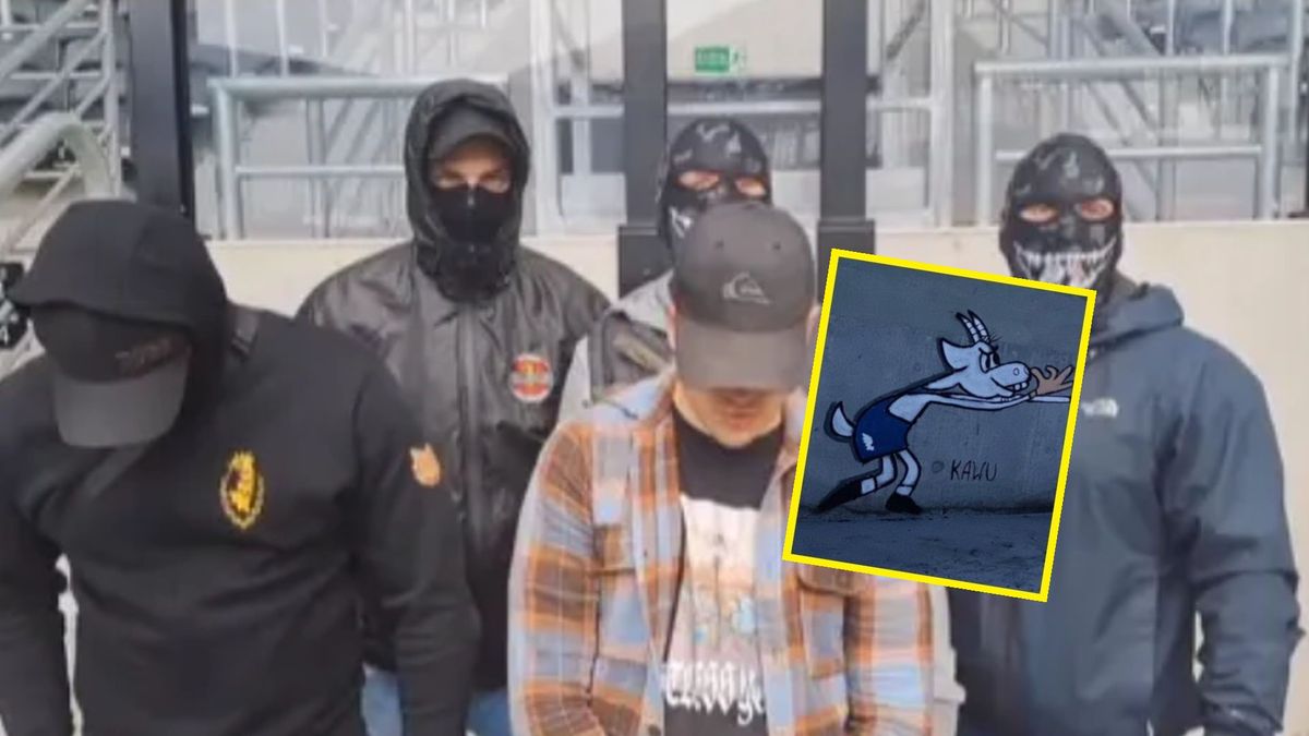 Na zdjęciu: grafficiarz "kawuart" (w koszuli)