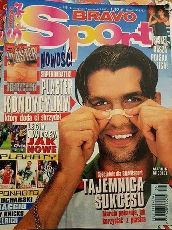 Plastry na nos z "Bravo Sport". Kultowy dodatek lat 90.