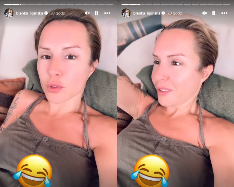 Blanka Lipińska na InstaStories