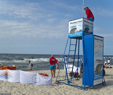 Tragedia w Wiciu nad Bałtykiem. Ratownicy ponad godzinę walczyli o życie 39-letniego turysty