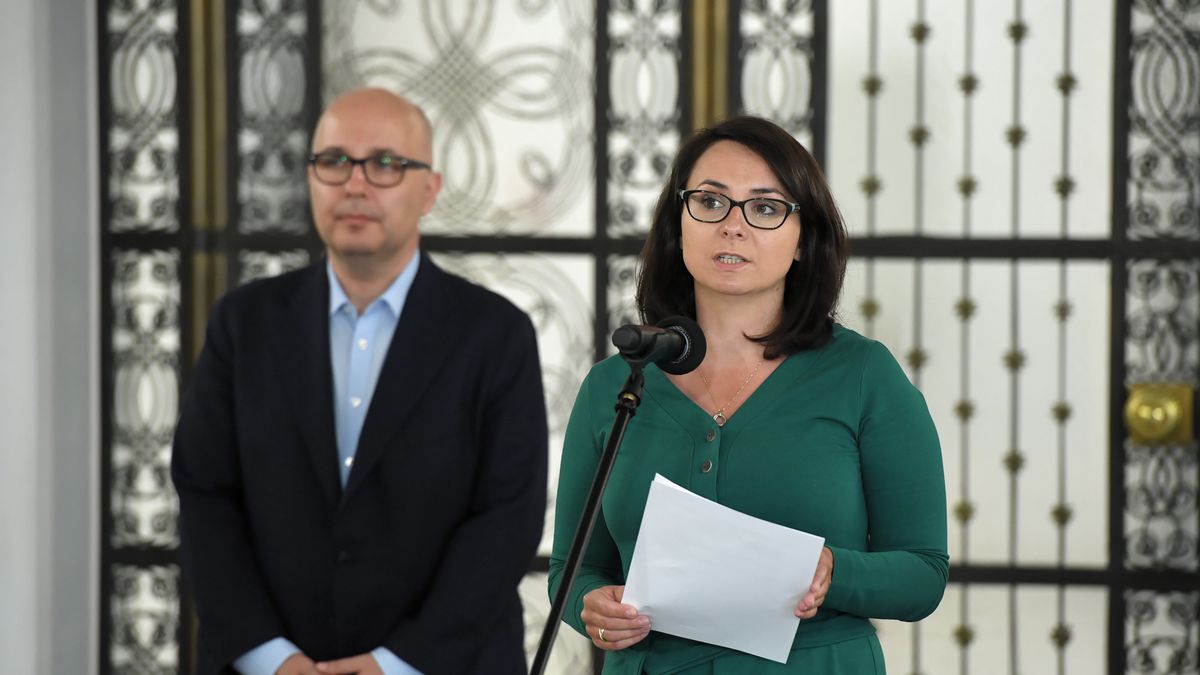 Posłowie Robert Kropiwnicki i Kamila Gasiuk-Pihowicz - to nowi przedstawiciele Sejmu w KRS