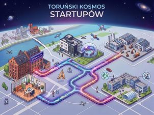 Toruń ma swój kosmos. Mapa miejsc, w których rodzą się lokalne startupy