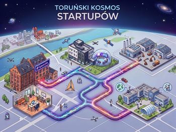 Toruń ma swój kosmos. Mapa miejsc, w których rodzą się lokalne startupy