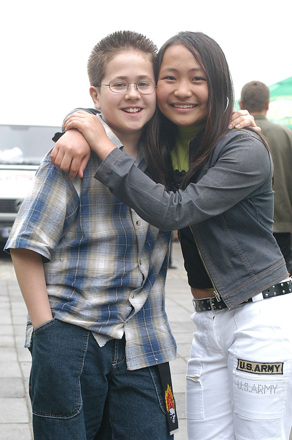 Sergiusz Żymełka i Misheel Jargalsaikhan w 2003 roku