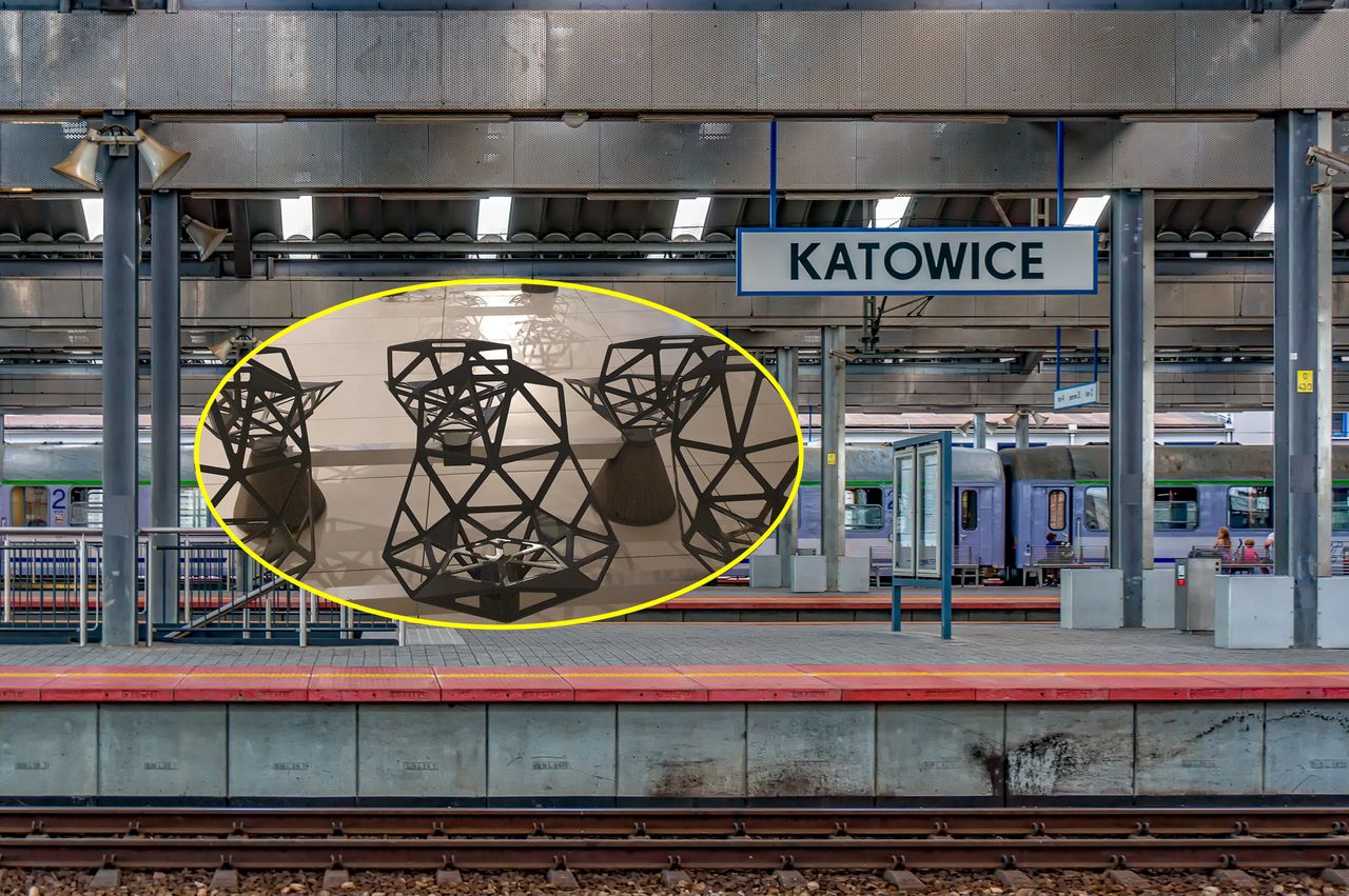 Afera na dworcu w Katowicach. "Zabójcze fotele cierniowe"