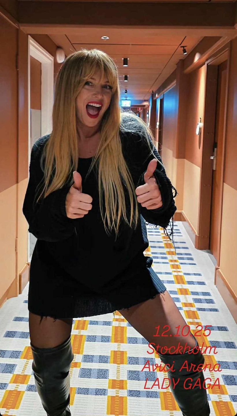 Joanna Liszowska szaleje na koncercie Lady Gagi