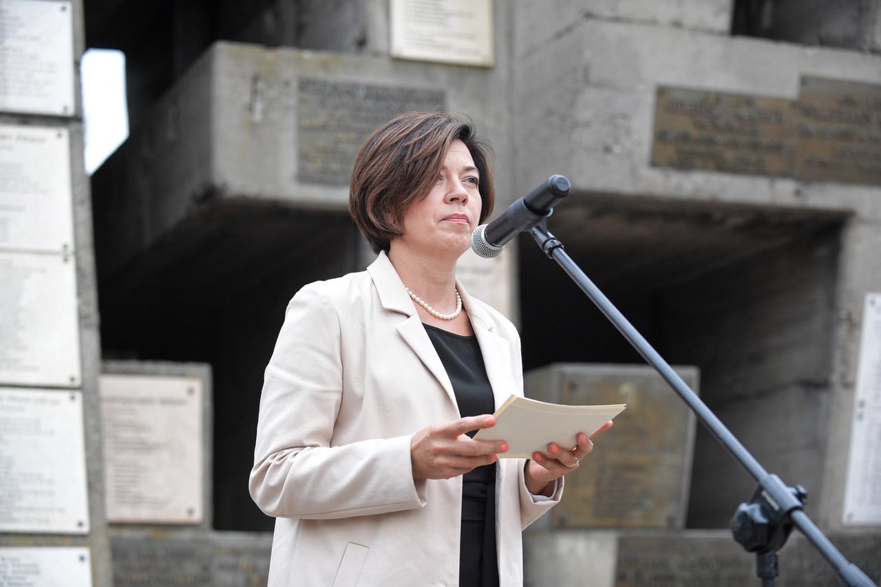 Warszawa. Burmistrz Ochoty Katarzyna Łęgiewicz, 2018 r.