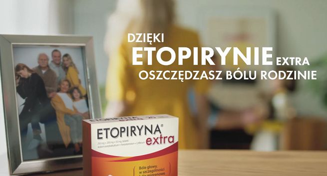 Wizyta u rodziny Ból w reklamie Etopiryny Extra (wideo)