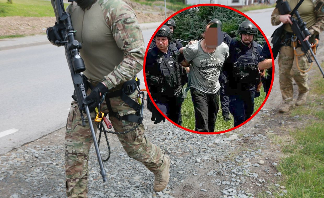Policja: Dariusz R. podejrzany o zabicie teścia był wycieńczony ucieczką