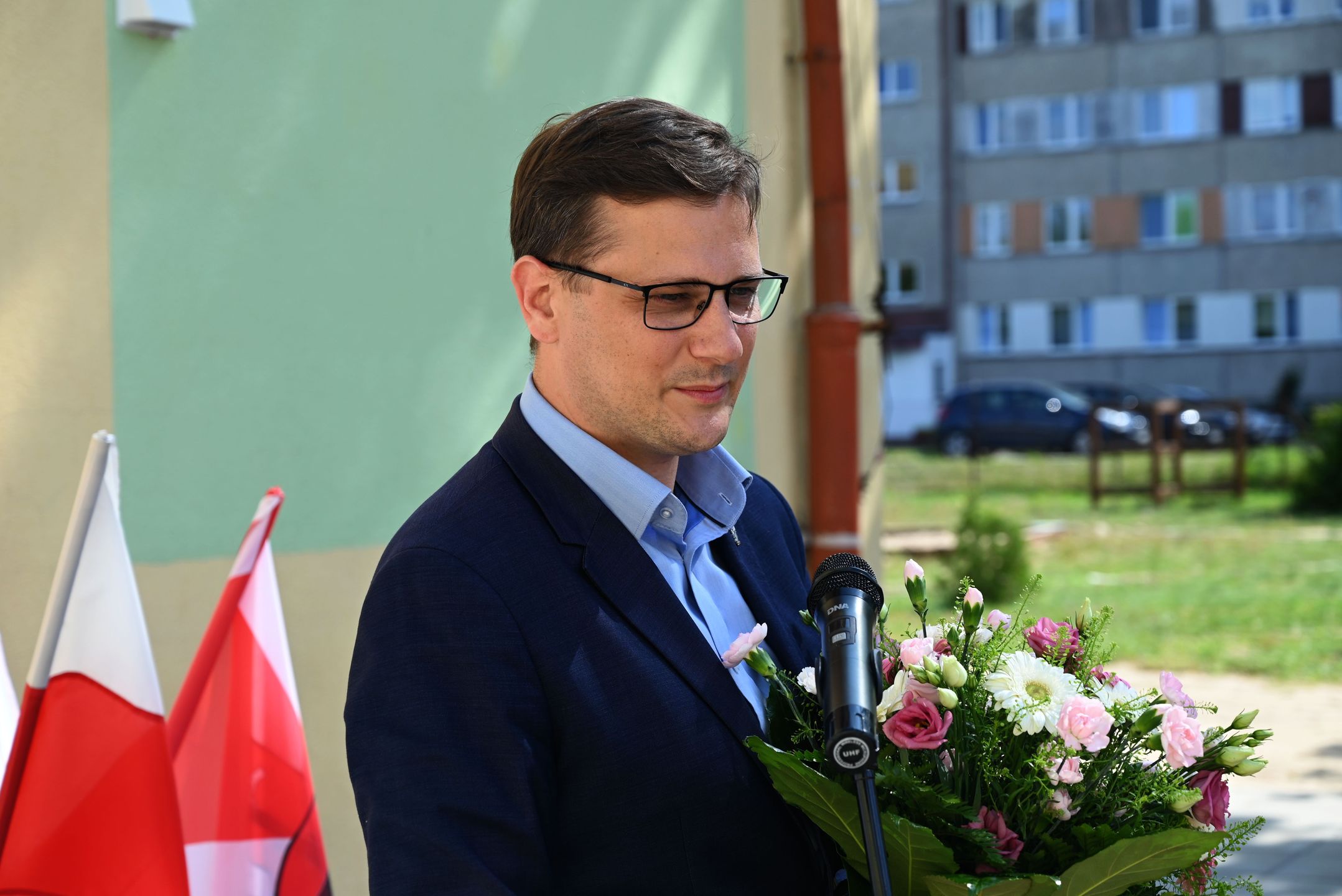 Żłobek mieści się w budynku Przedszkola Miejskiego nr 2