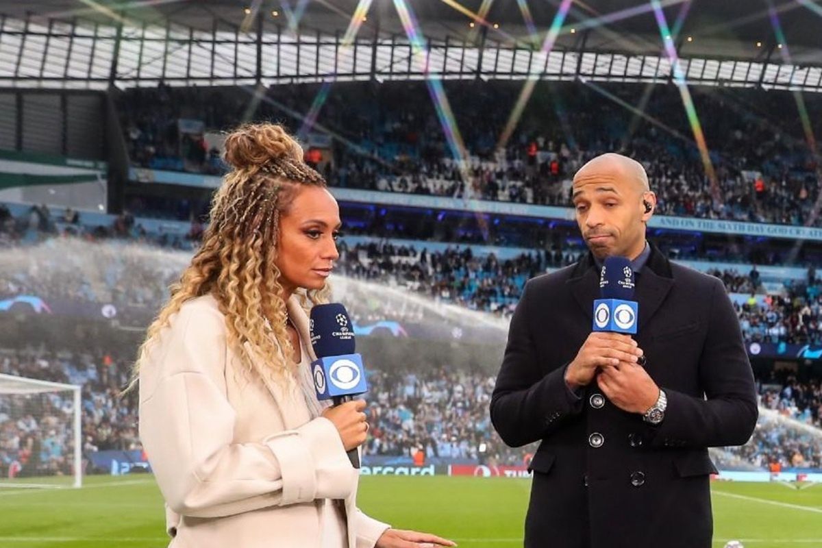 Thierry Henry flirtuje na antenie? Narzeczony dziennikarki odniósł się do plotek