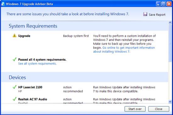 Windows 7 Upgrade Advisor sprawdzi czy twój komputer poradzi sobie z Windows 7