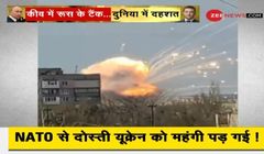 Wybuchy na Ukrainie obiegły telewizje z całego świata