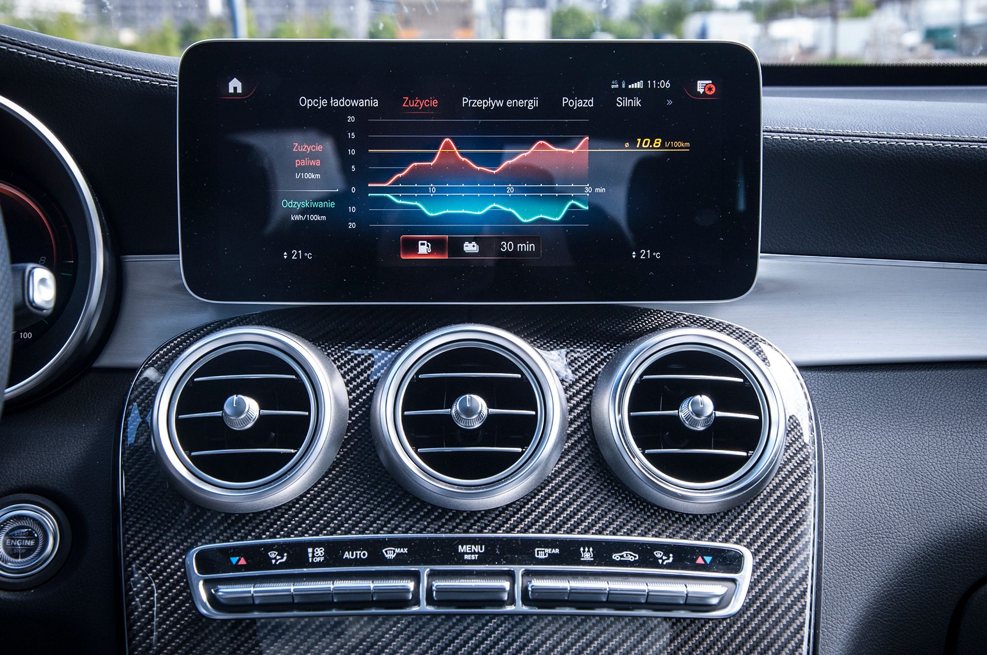 Mercedes-Benz GLC 300e Coupe EQ Power (2020) (fot. Mateusz Żuchowski)