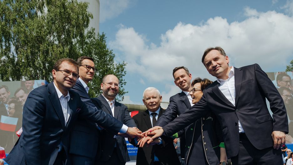 Liderzy Zjednoczonej Prawicy w Bogatyni