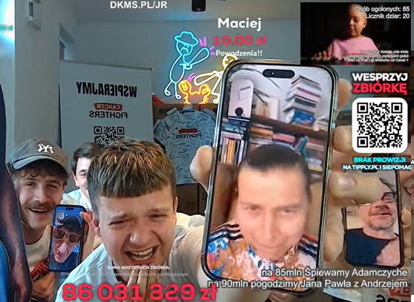 Bartłomiej Topa i Katarzyna Herman wsparli zbiórkę Łatwoganga 