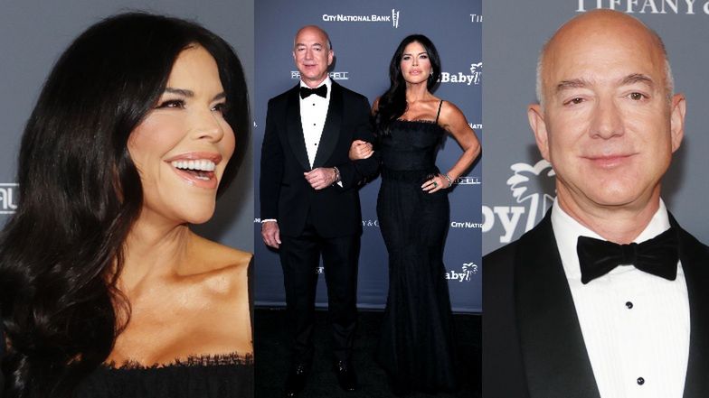 Jeff Bezos i Lauren Sanchez na gali Baby2Baby 