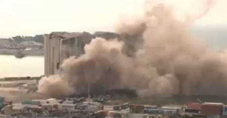 Gigantyczna chmura nad Bejrutem. Runął potężny silos