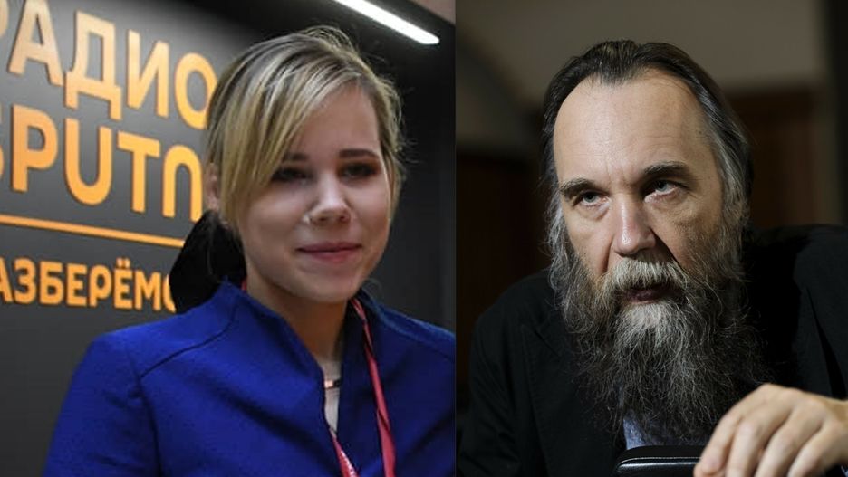Rosja. Daria Dugin i jej ojciec Aleksander Dugin, nazywany "Rasputinem Putina"
