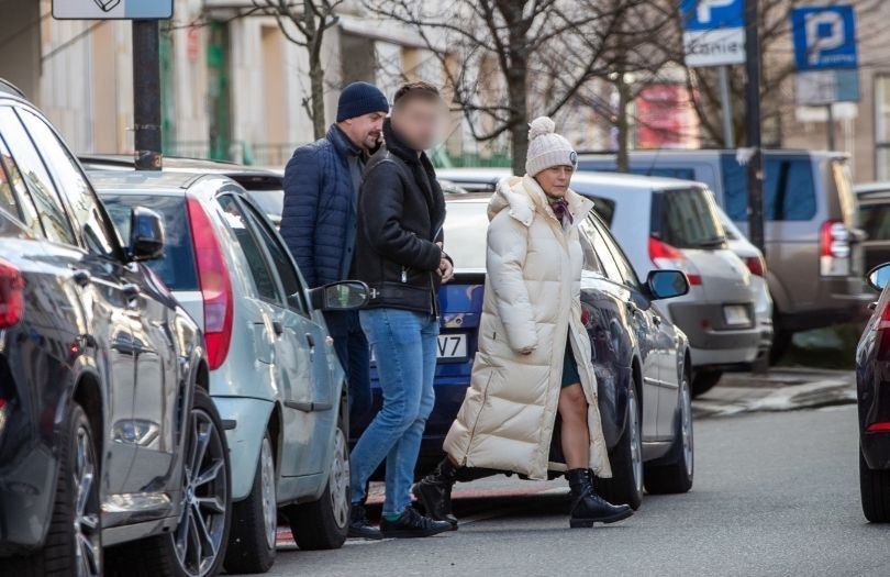 Naturalna Anna Mucha wybrała się do restauracji z Jakubem Wonsem