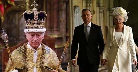 Prezydent Andrzej Duda wraz z małżonką brylują na koronacji króla Karola III. Zadali szyku? (FOTO)