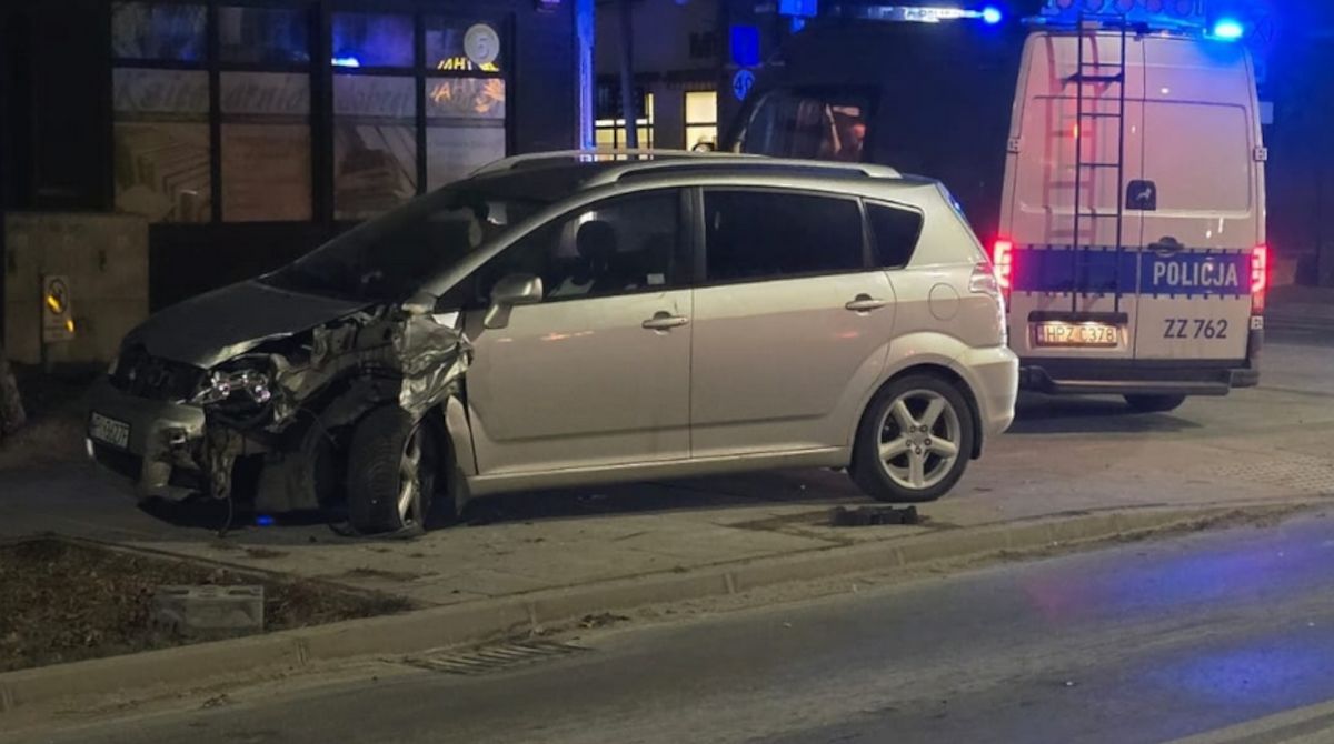 Pijany obywatel Ukrainy sprawcą kolizji.