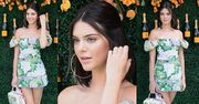 Kendall Jenner w białych kozaczkach pozuje z szampanem (ZDJĘCIA)