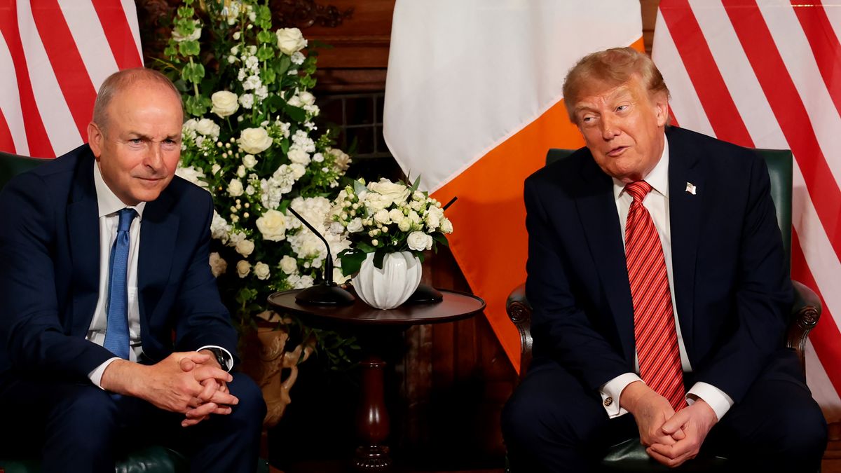 Micheal Martin, Donald Trump