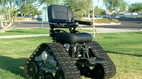Elektryczny wózek-czołg 1