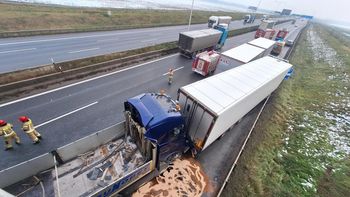 Dolnośląskie: Karambol na trasie A8. Zablokowane trzy pasy