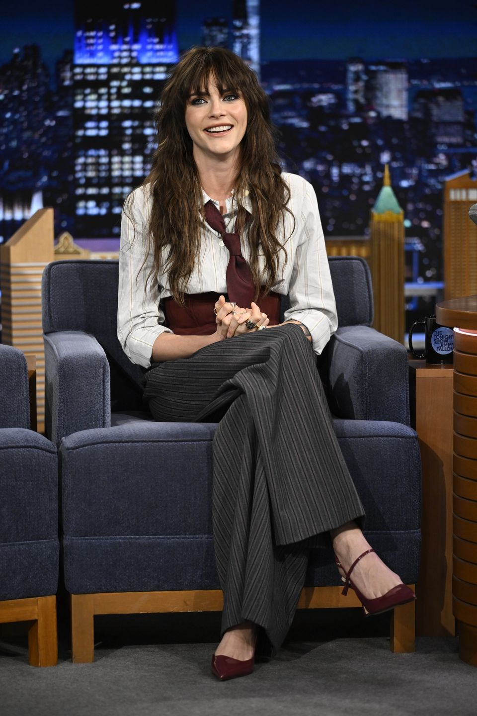 Odmieniona Cara Delevingne w programie Jimmy'ego Kimmela