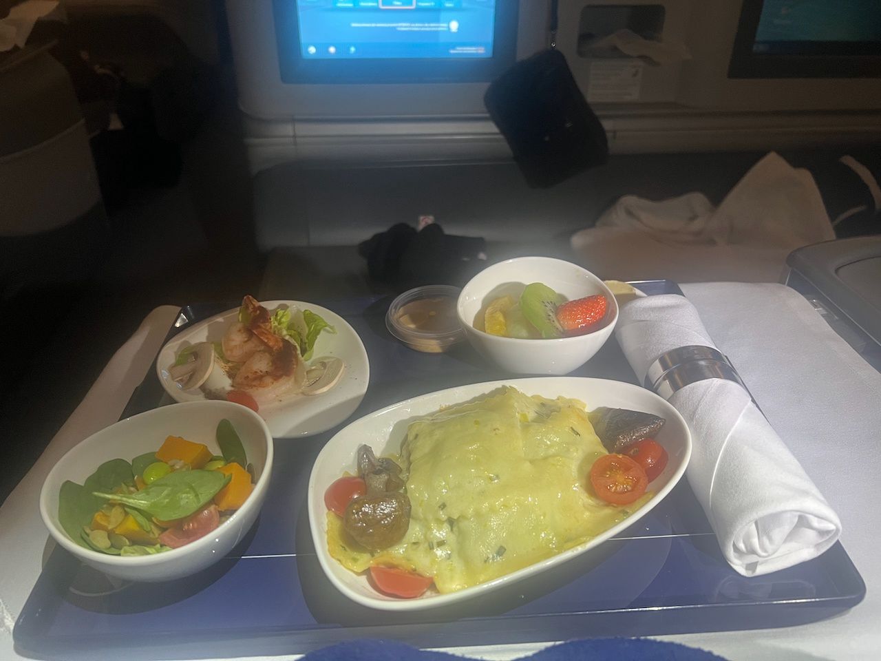 Klasa biznes LOT-u w Boeingu 787 8 Dreamliner