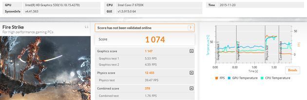 MSI Z170A XPower Gaming Titanium Edition - 3DMark Fire Strike