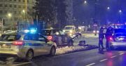 Warszawa: Kierowca wjechał w sygnalizację świetlną. Miał ponad 4 promile alkoholu